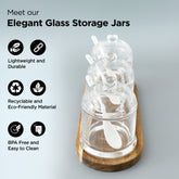 The Better Home UMAI Glass Containers - Elegant dining presentation